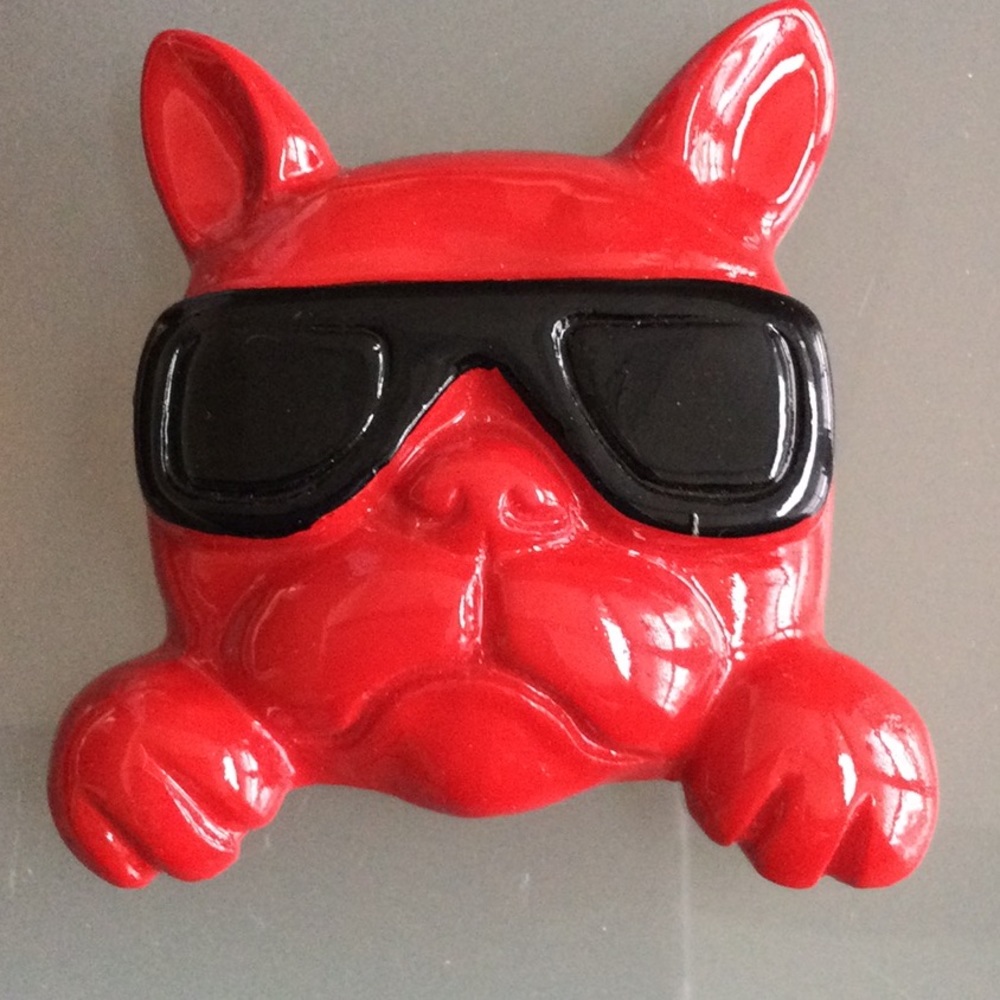 French bulldog sculpture wall stick on art - Picture 2 of 3